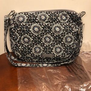Vera Bradley Carson Bag Charcoal Medallion